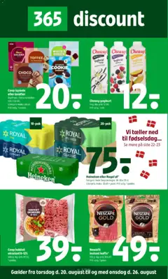 Eksempel på tilbudsavis Coop 365 - Tilbudsavis uge 34 fra butik Coop 365 gyldig fra 20/08/2026