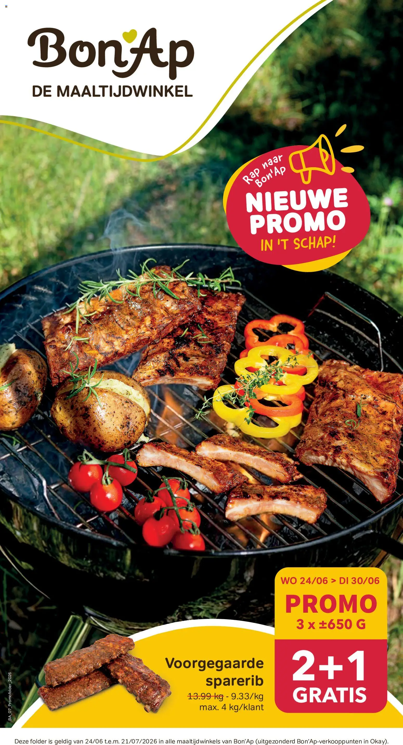 Voorbeeld van Bon Ap Folder/Publicité van winkel Bon Ap geldig vanaf 24/06/2026