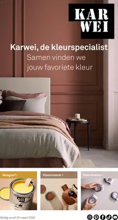 Voorbeeld van KARWEI folder - Verf special van winkel KARWEI geldig vanaf 23-03-2026