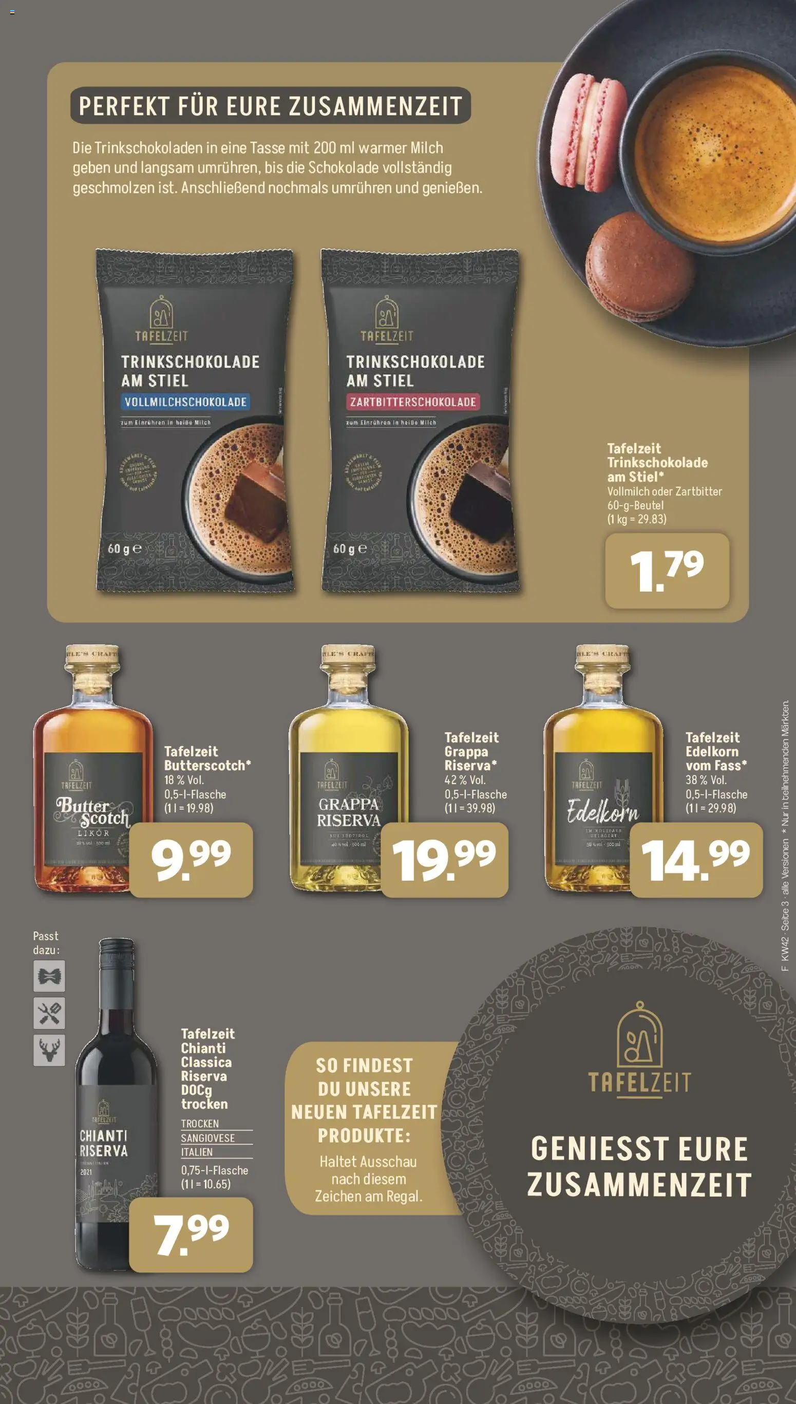 Vorschau von dem Prospekt des Geschäftes Famila Nordwest, gültig ab dem 12.10.2026 - Butter, Schokolade, Milch, Likör