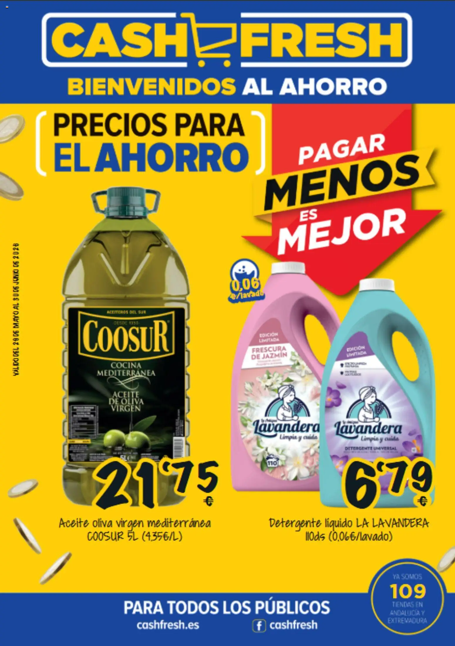 Vista previa del folleto de la tienda Cash Fresh válido desde el 29/05/2026 