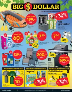Eksempel på tilbudsavis Big Dollar - Tilbudsavis fra butik Bigdollar gyldig fra 19/06/2026