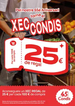 Vista previa del folleto de la tienda Condis válido desde el 30/09/2026 