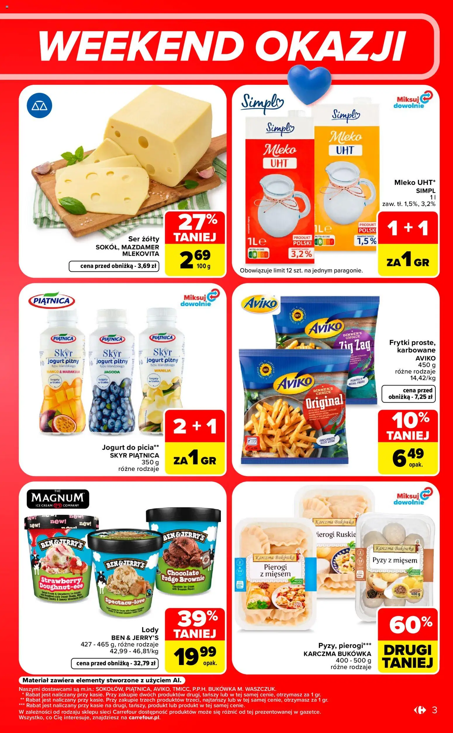 Pogląd gazetki "Carrefour gazetka - Weekend okazji" ze sklepu Carrefour ważnej od 03.09.2026