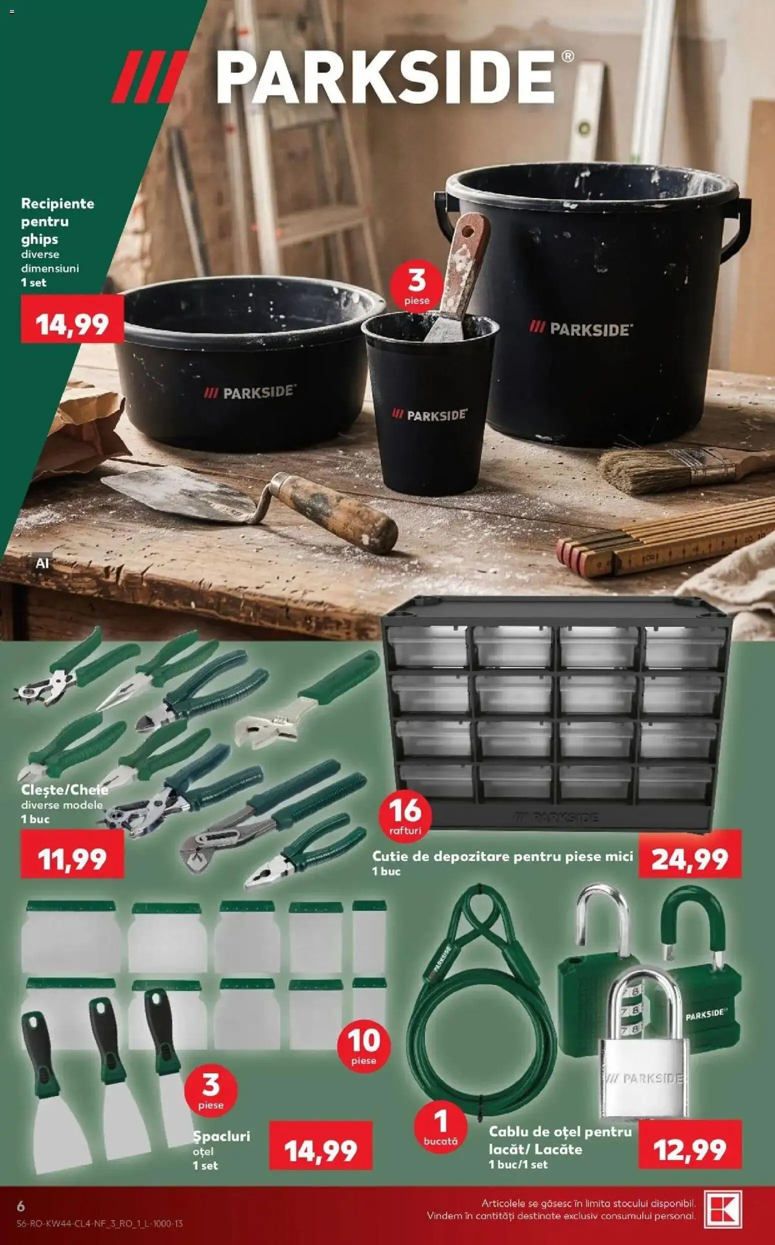 Previzualizarea de cataloage: Kaufland Kaufland Deva valabil de la 28.10.2026 - Mici, Parkside, Cutie, Cablu, Depozitare, Recipiente