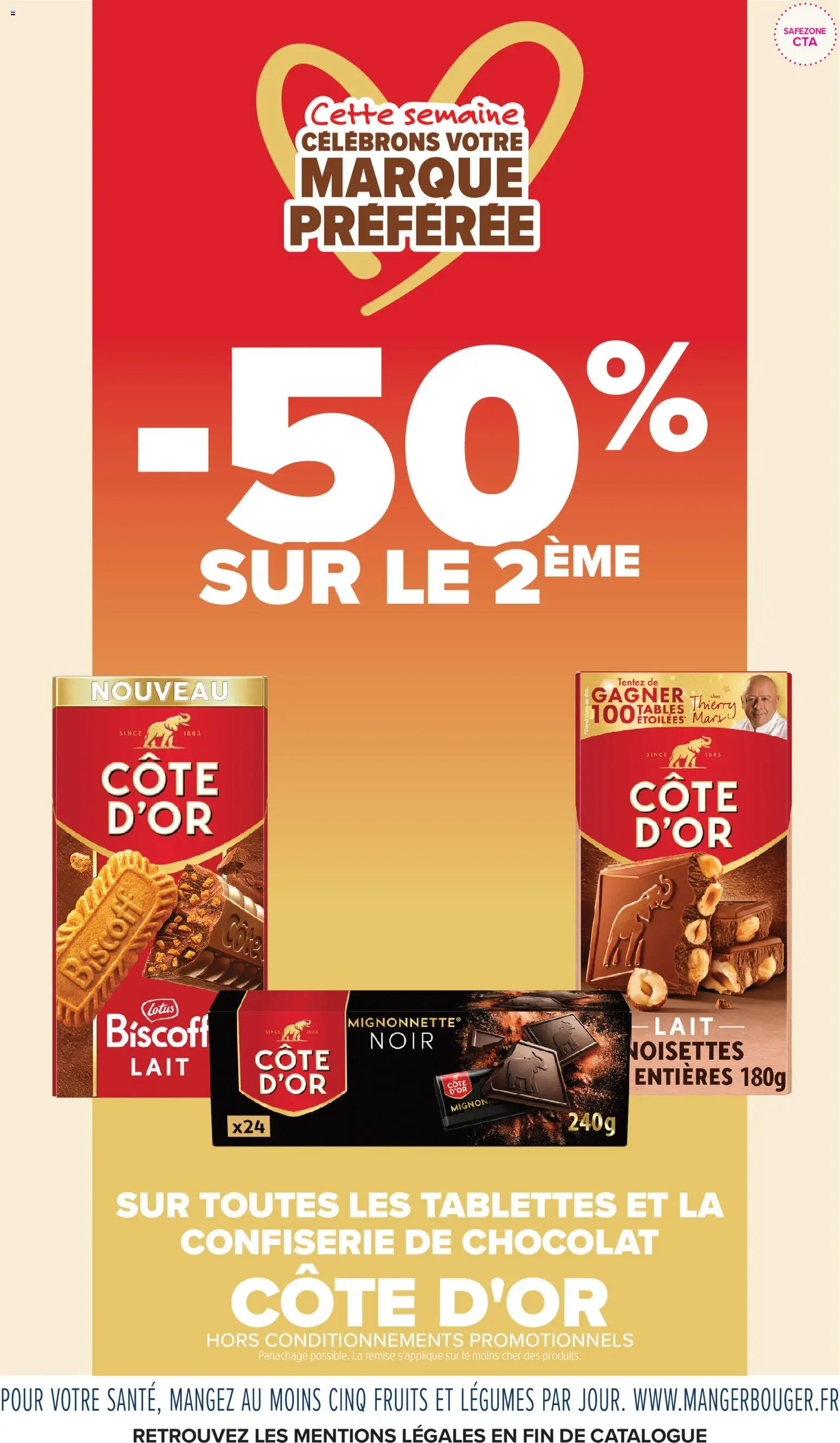 Prévisualisation de Carrefour Market catalogue du magasin Carrefour Market formulaire valide 08/09/2026 - Chocolat, Fruits, Lotus, Lait, Noisettes