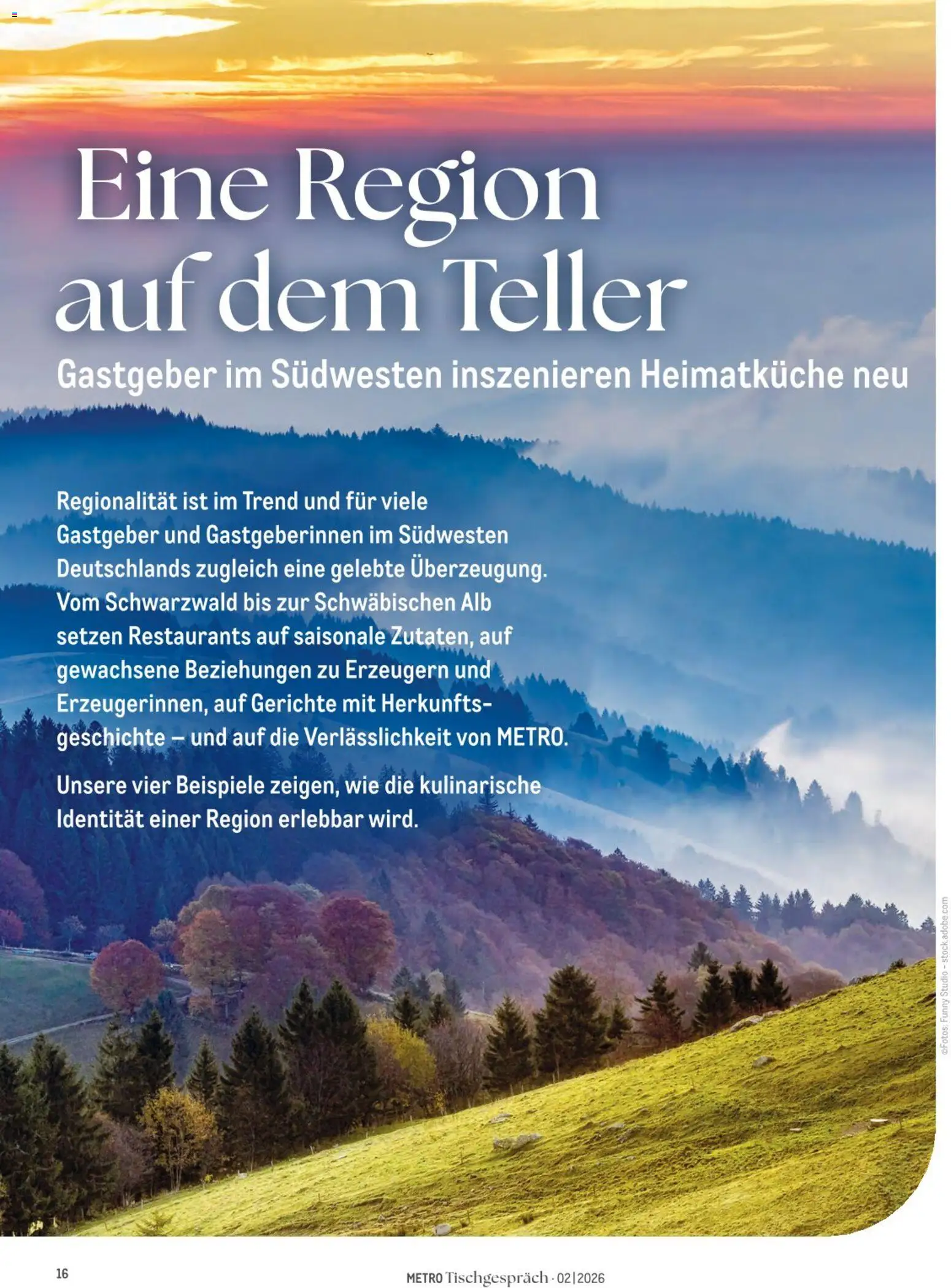 Vorschau von dem Prospekt des Geschäftes Metro, gültig ab dem 01.09.2026 - Gerichte