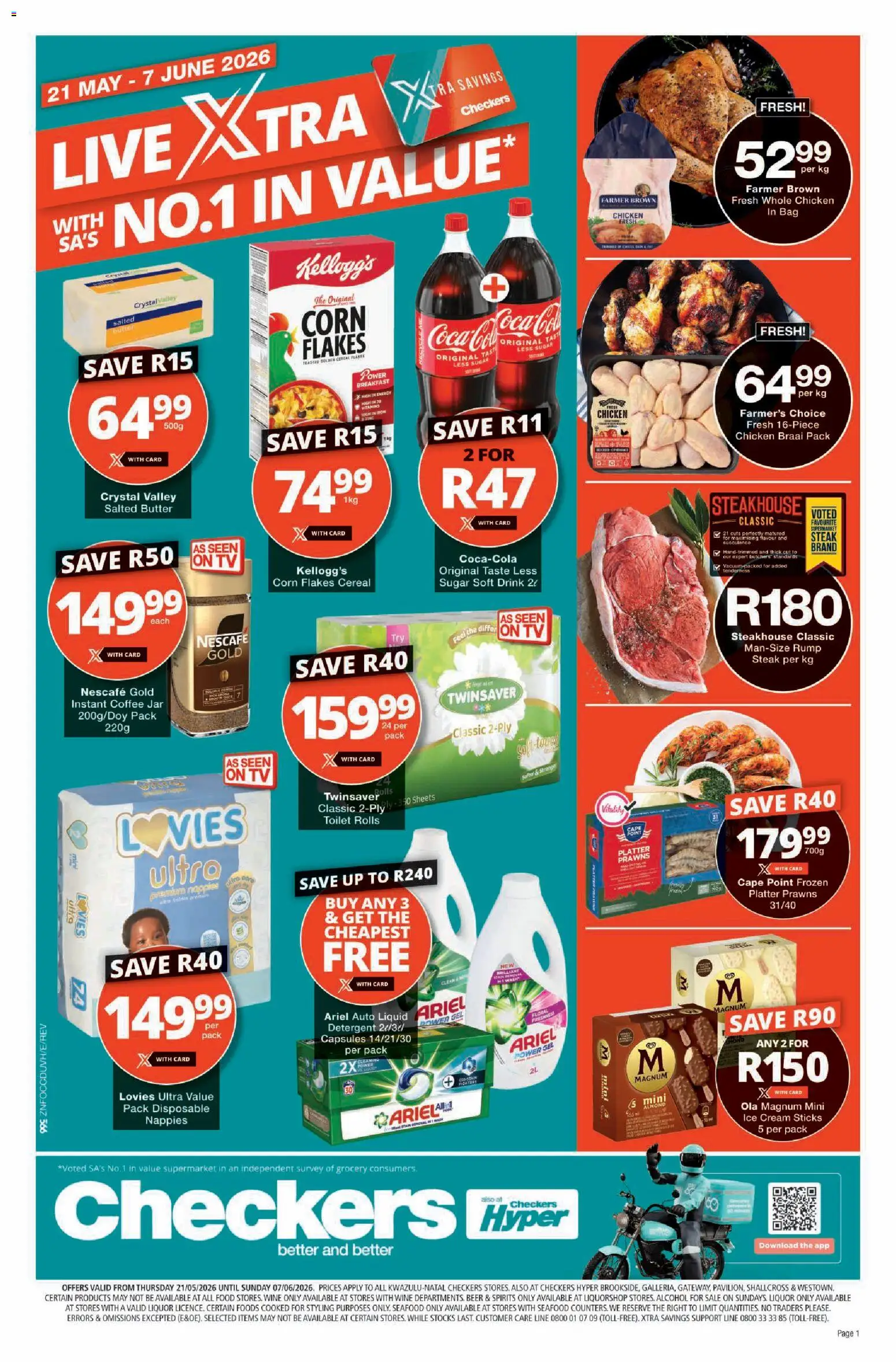 Preview of Checkers flyer valid from 21/05/2026