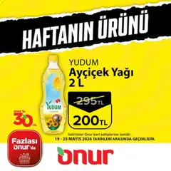 Onur Market Onur Market - Haftanın Ürünü 19.05.2026 - Broşürünün önizlemesi