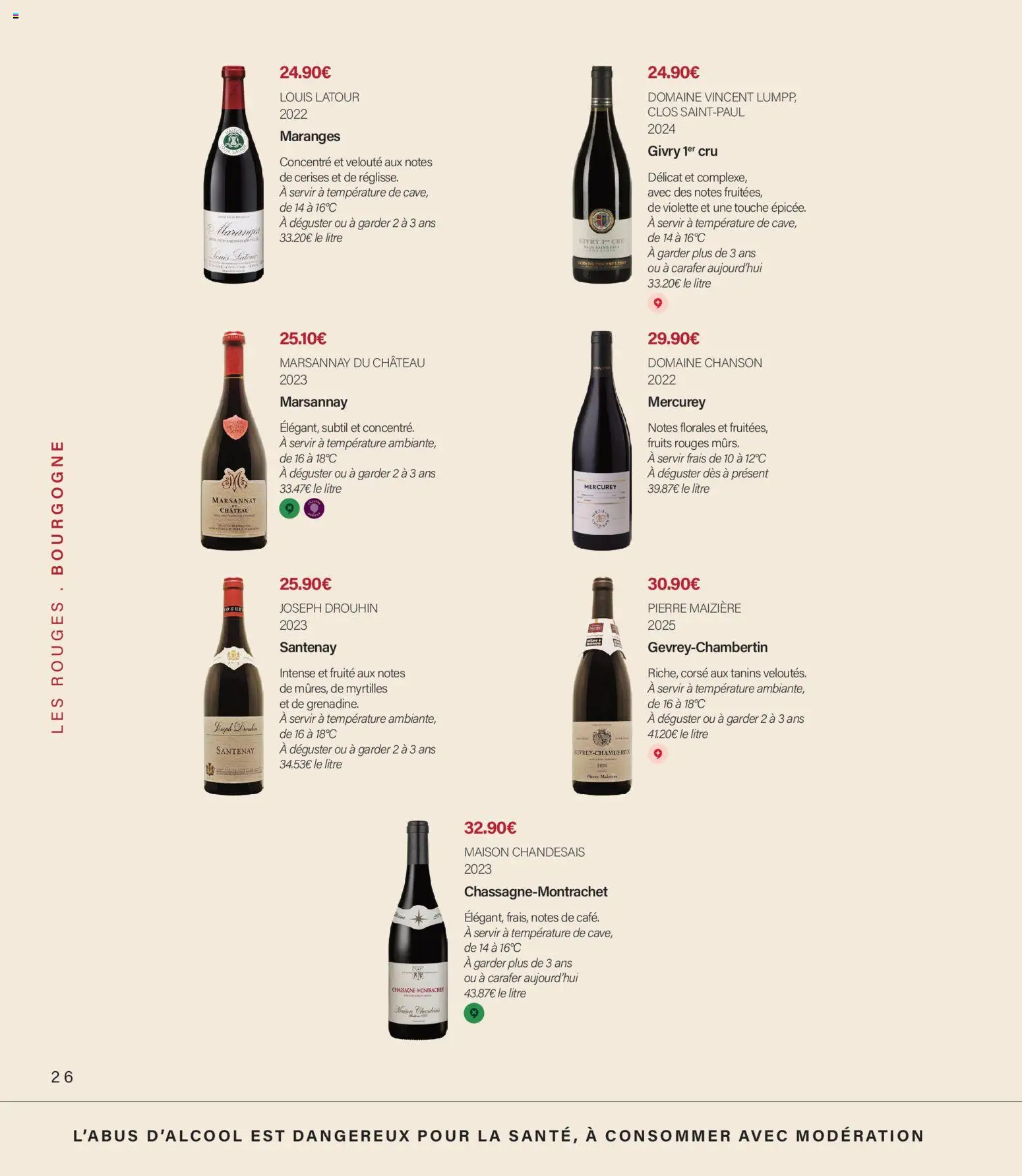 Prévisualisation de Monoprix - Guide foire aux vins du magasin Monoprix formulaire valide 11/09/2026 - Fruits, Myrtilles, Cerises