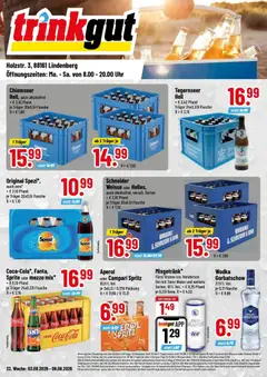 Vorschau von dem Prospekt des Geschäftes Trinkgut, gültig ab dem 03.08.2026
