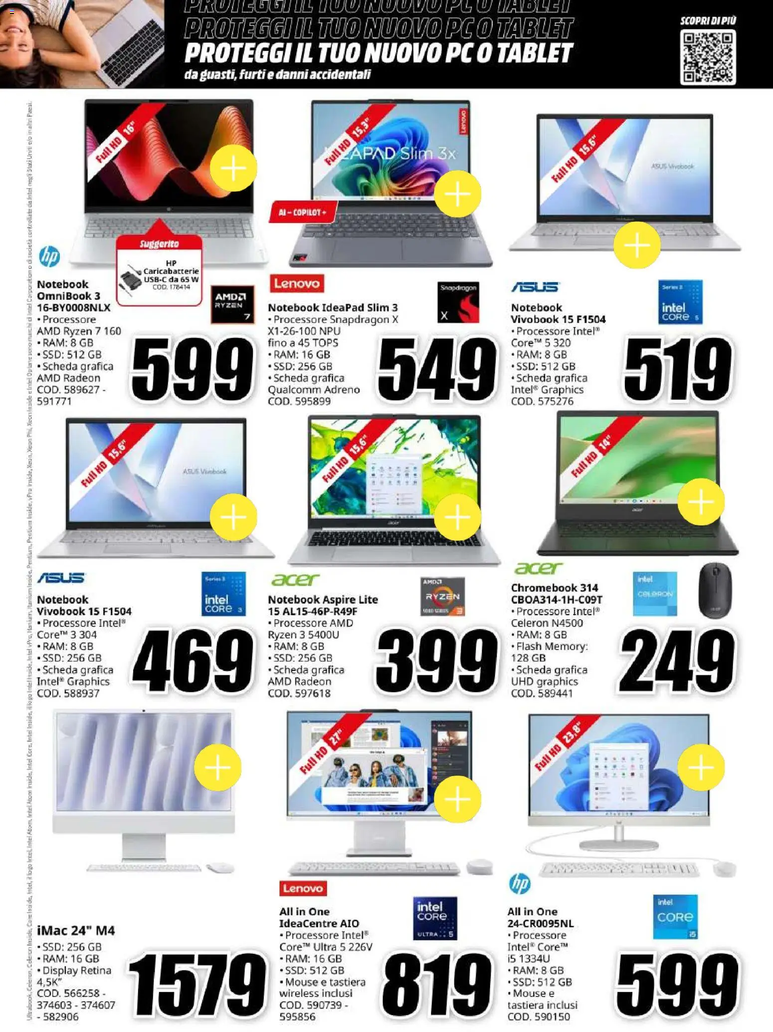 Anteprima dell'opuscolo Media World Black Friday dal negozio Media World valido da 30/10/2026 - PC, Tablet, Notebook, Tastiera, Caricabatterie, Mouse