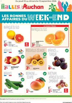 Voorbeeld van Auchan Les bons plan du week end dans votre hyper van winkel Auchan geldig vanaf 10/09/2026