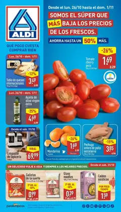 Vista previa del folleto de la tienda Aldi válido desde el 26/10/2026 