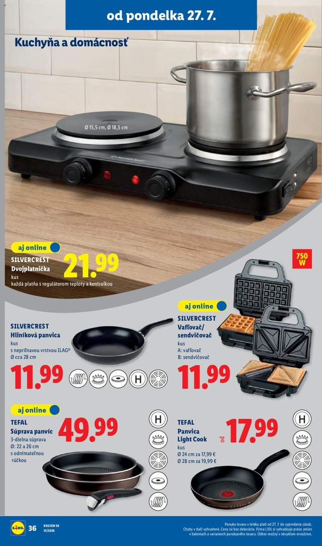 Nový Lidl leták od 27.07.
