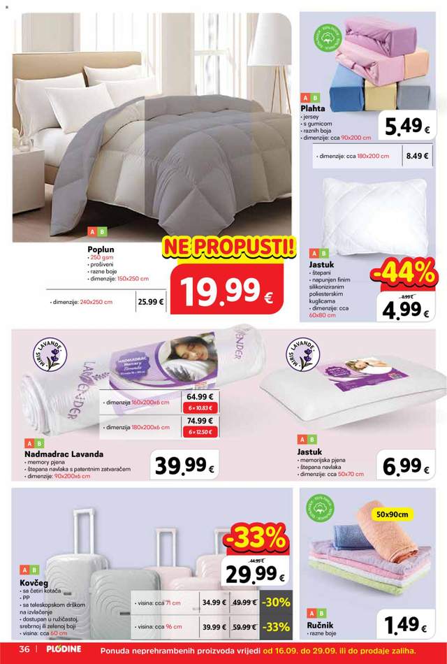 Novi Plodine katalog od 16.09.