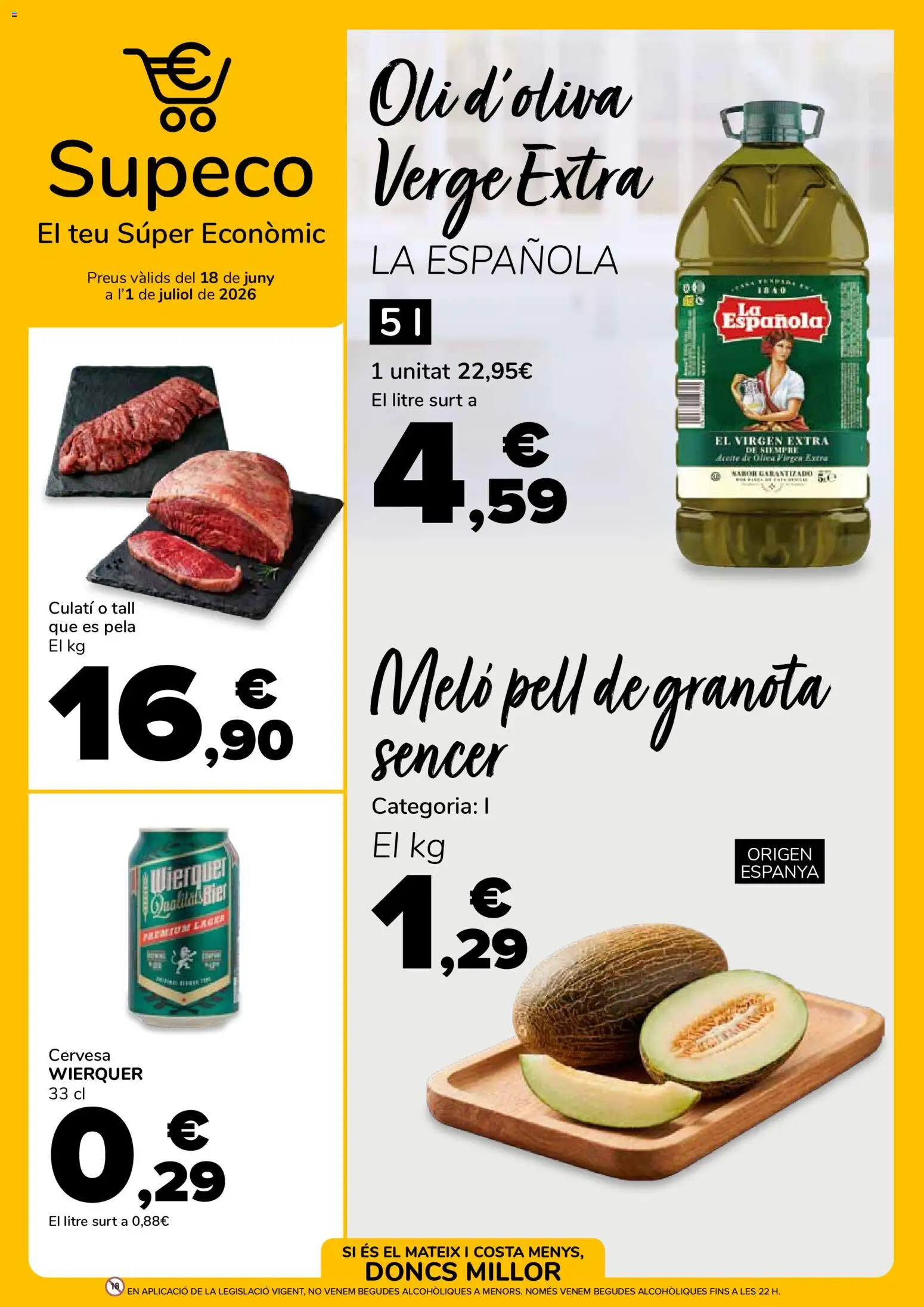 Vista previa del folleto de la tienda Supeco válido desde el 18/06/2026 