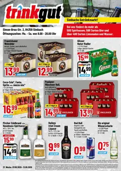 Vorschau von dem Prospekt des Geschäftes Trinkgut, gültig ab dem 07.09.2026