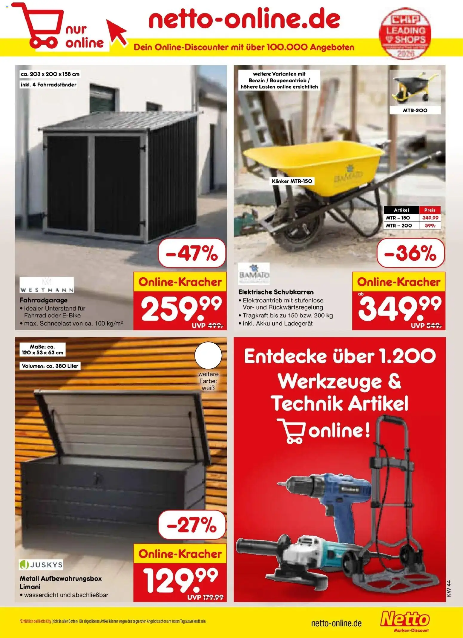 Vorschau von dem Prospekt des Geschäftes Netto Marken-Discount, gültig ab dem 26.10.2026