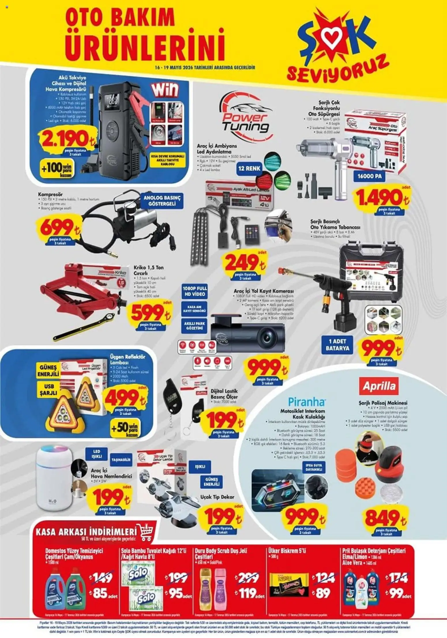 Şok Market Şok Market - Hafta sonu fırsatları 16.05.2026 - Broşürünün önizlemesi