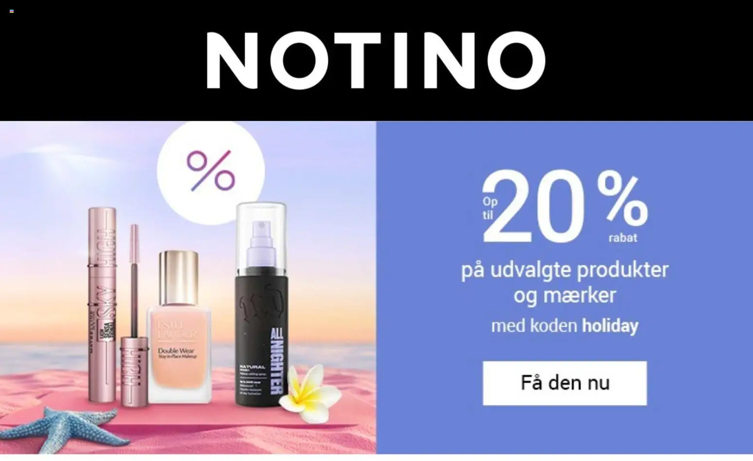 Eksempel på tilbudsavis Notino fra butik Tilbud gyldig fra 13/07/2026