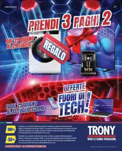 Anteprima dell'opuscolo Trony volantino Sarno dal negozio Trony valido da 25/06/2026