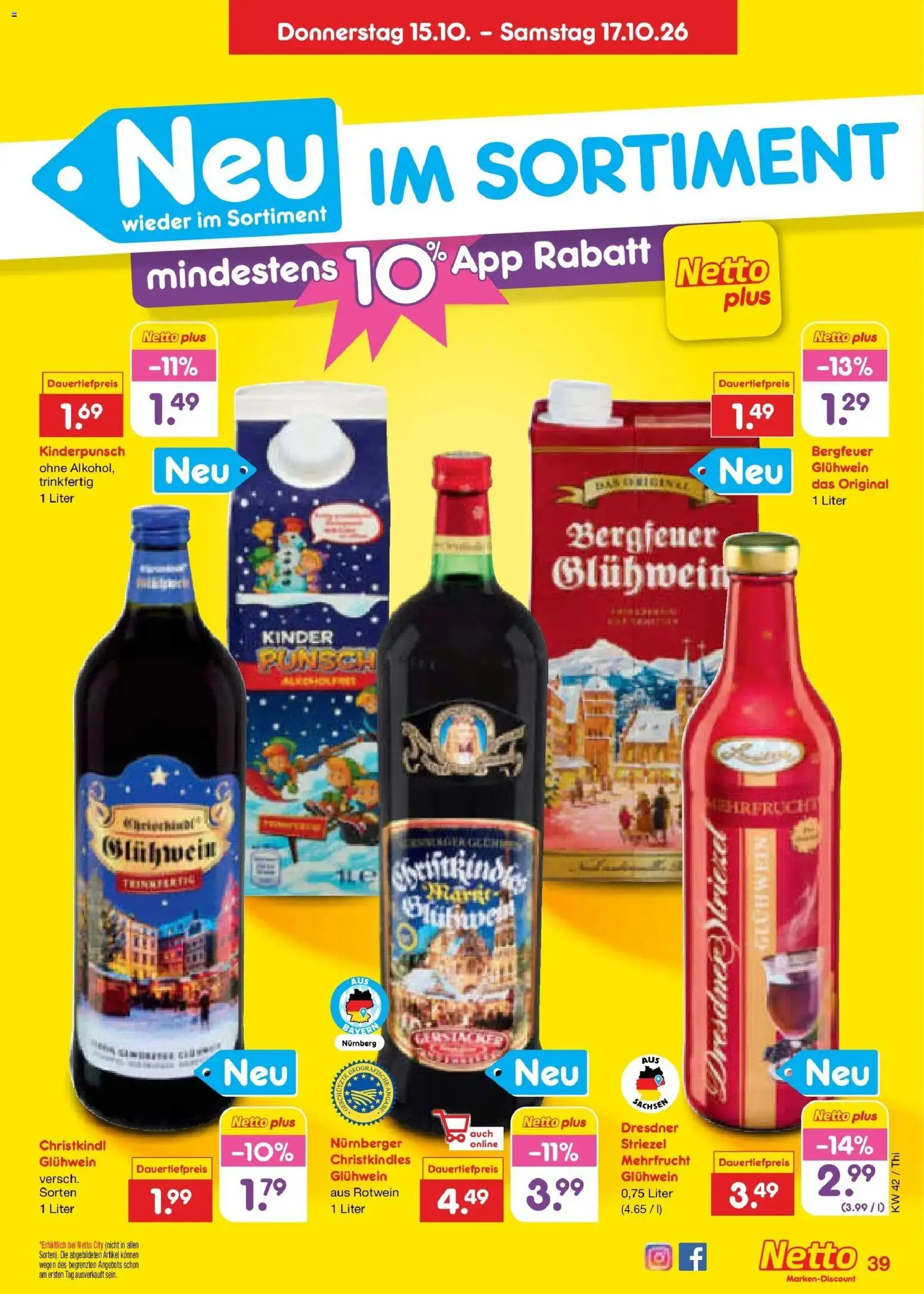 Vorschau von dem Prospekt des Geschäftes Netto Marken-Discount, gültig ab dem 12.10.2026 - Rotwein