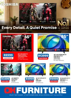 Preview of OK Furniture flyer valid from 07/09/2026