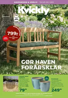 Eksempel på tilbudsavis Kvickly - Have katalog fra butik Kvickly gyldig fra 17/04/2026