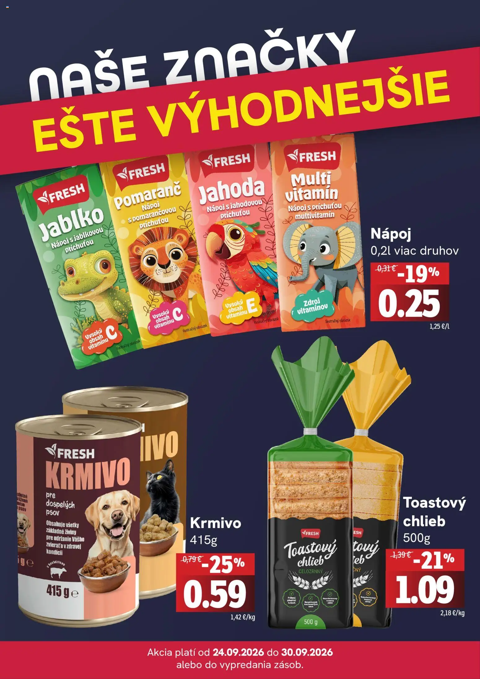 Náhľad Fresh letáku platného od 24.09.2026