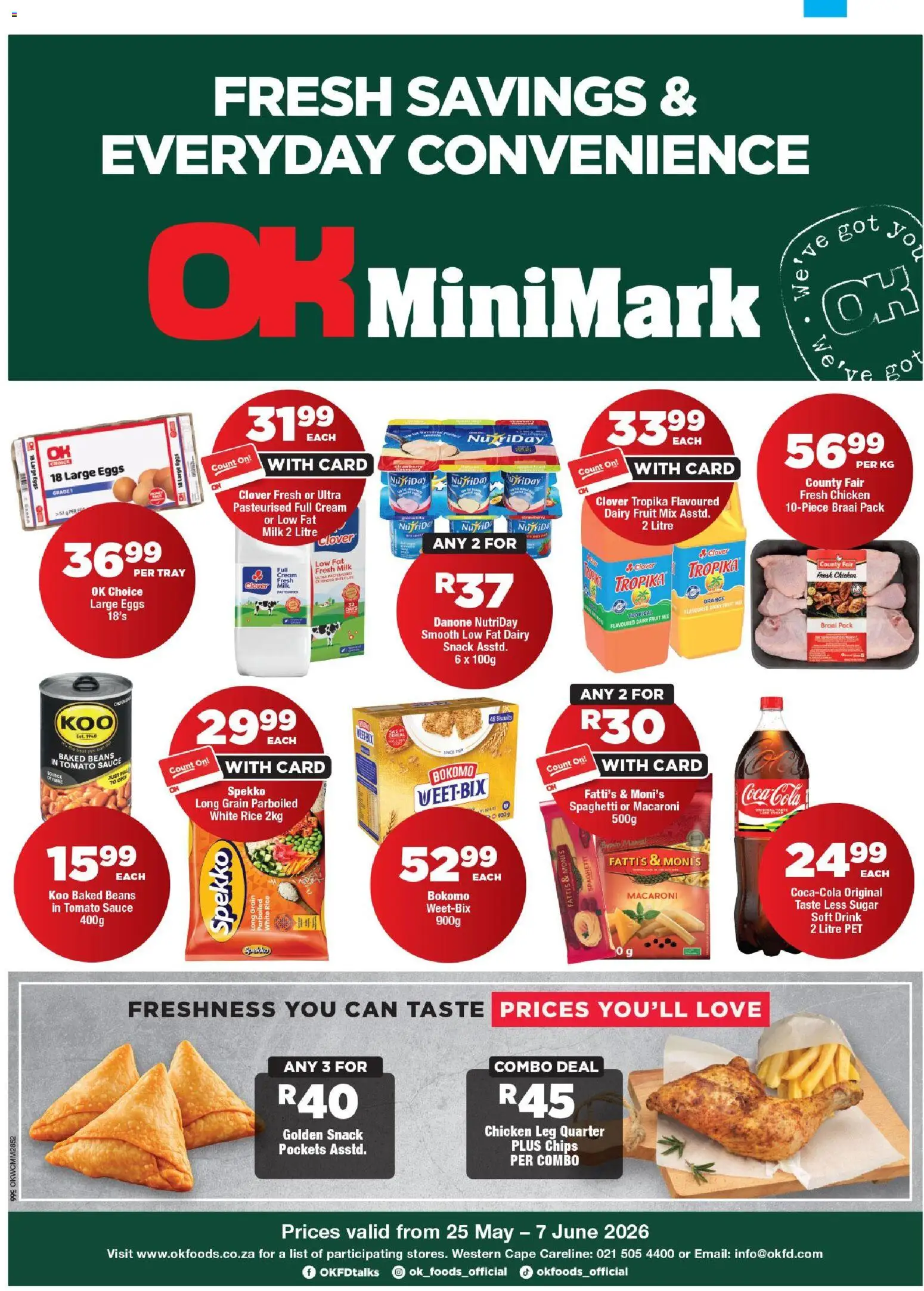 Preview of OK Foods flyer valid from 25/05/2026