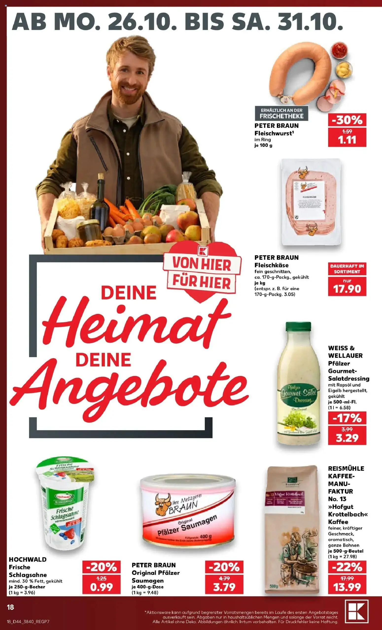 Vorschau von dem Prospekt des Geschäftes Kaufland, gültig ab dem 26.10.2026