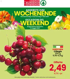 Anteprima dell'opuscolo Eurospar volantino Wochenende dal negozio Eurospar valido da 14/05/2026