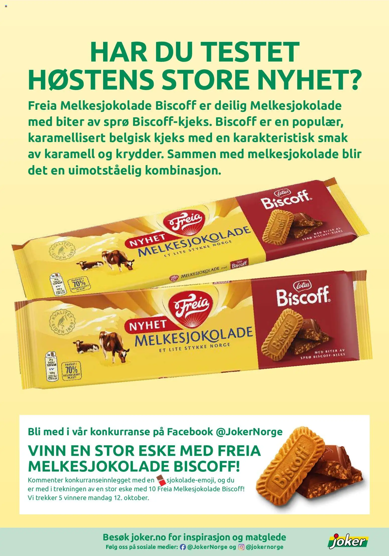 Forhåndsvis Joker kundeavis fra butikk Joker gyldig fra 05/10/2026
