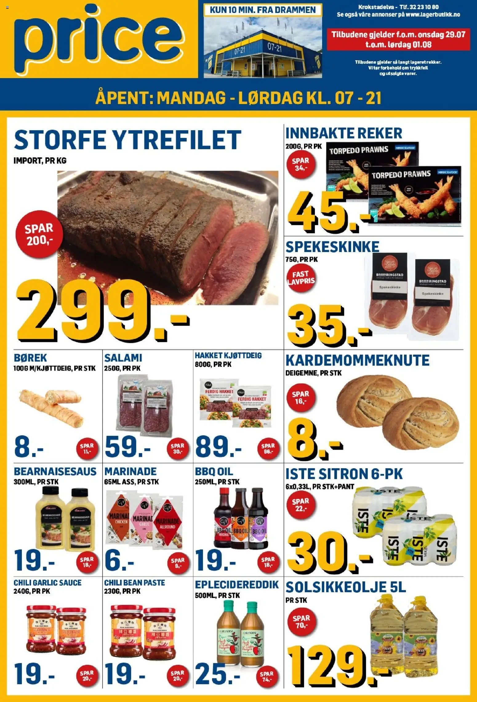 Forhåndsvis Price Lagerbutikk kundeavis fra butikk Price Lagerbutikk gyldig fra 29/07/2026