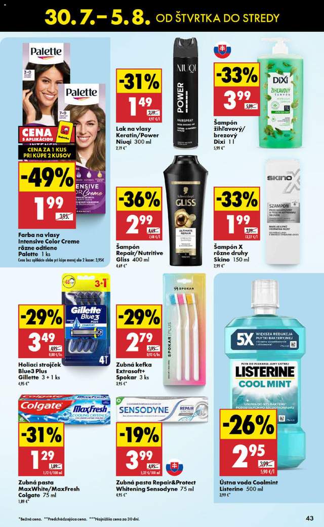 Nový Biedronka leták od 30.07.