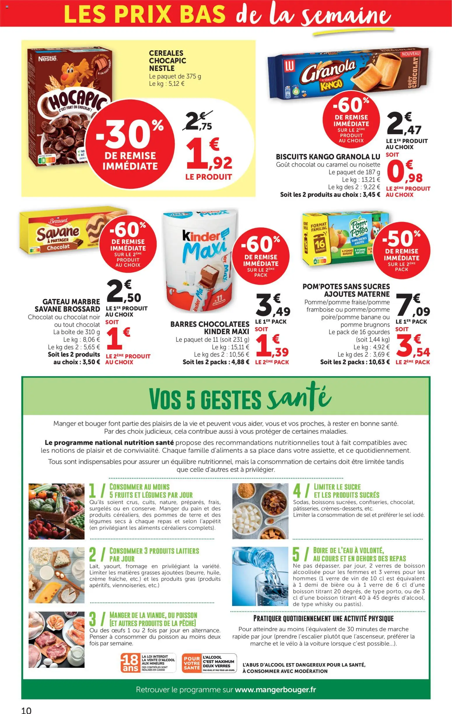 Prévisualisation de bi1 Catalogue du magasin bi1 formulaire valide 27/10/2026 - Fruits, Pain, Crème, Noisette, Chocapic, Chocolat noir, Produits laitiers, Boissons