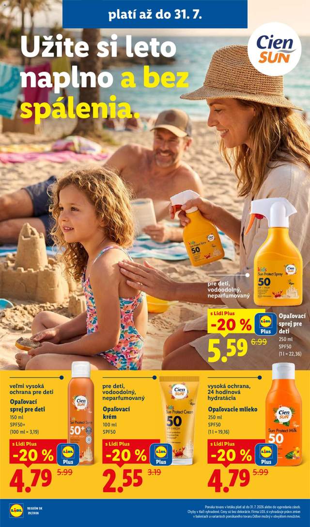 Nový Lidl leták od 27.07.