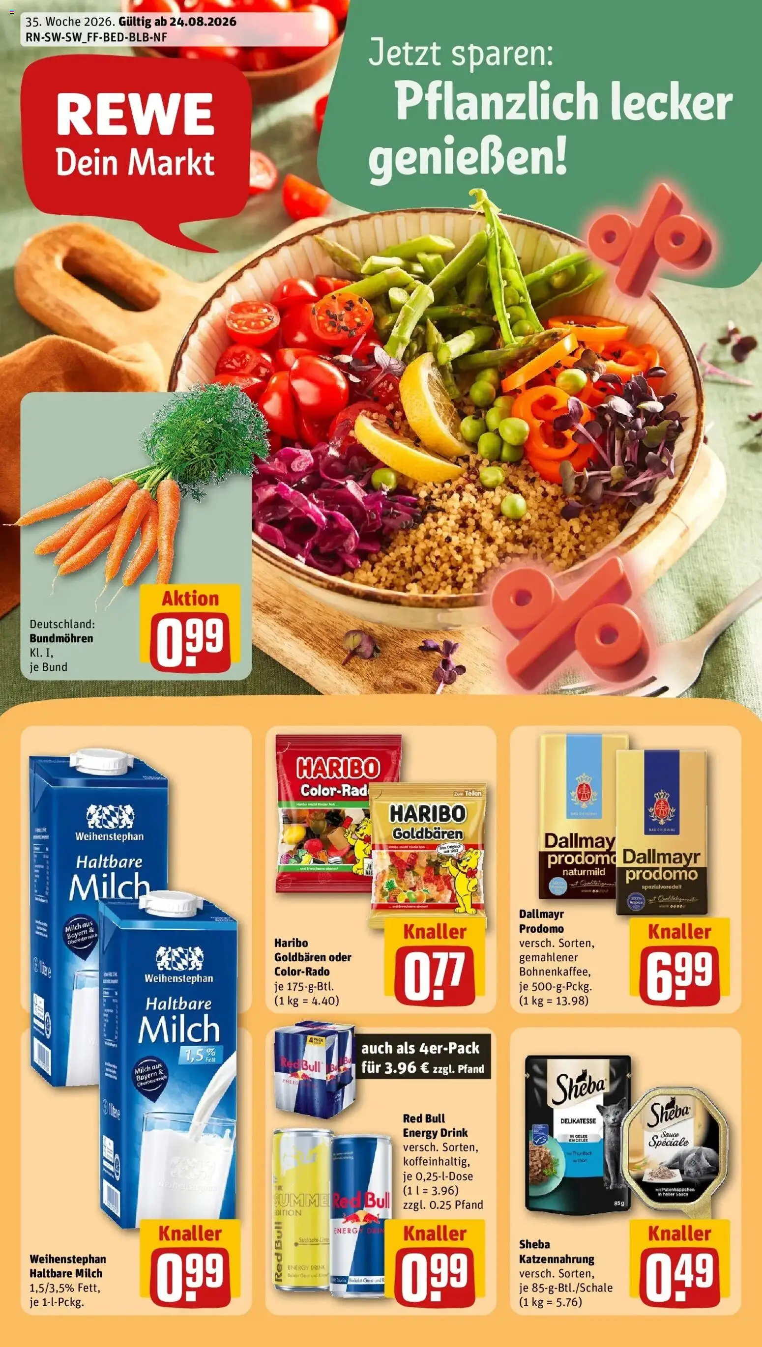 Vorschau von dem Prospekt des Geschäftes Rewe, gültig ab dem 24.08.2026