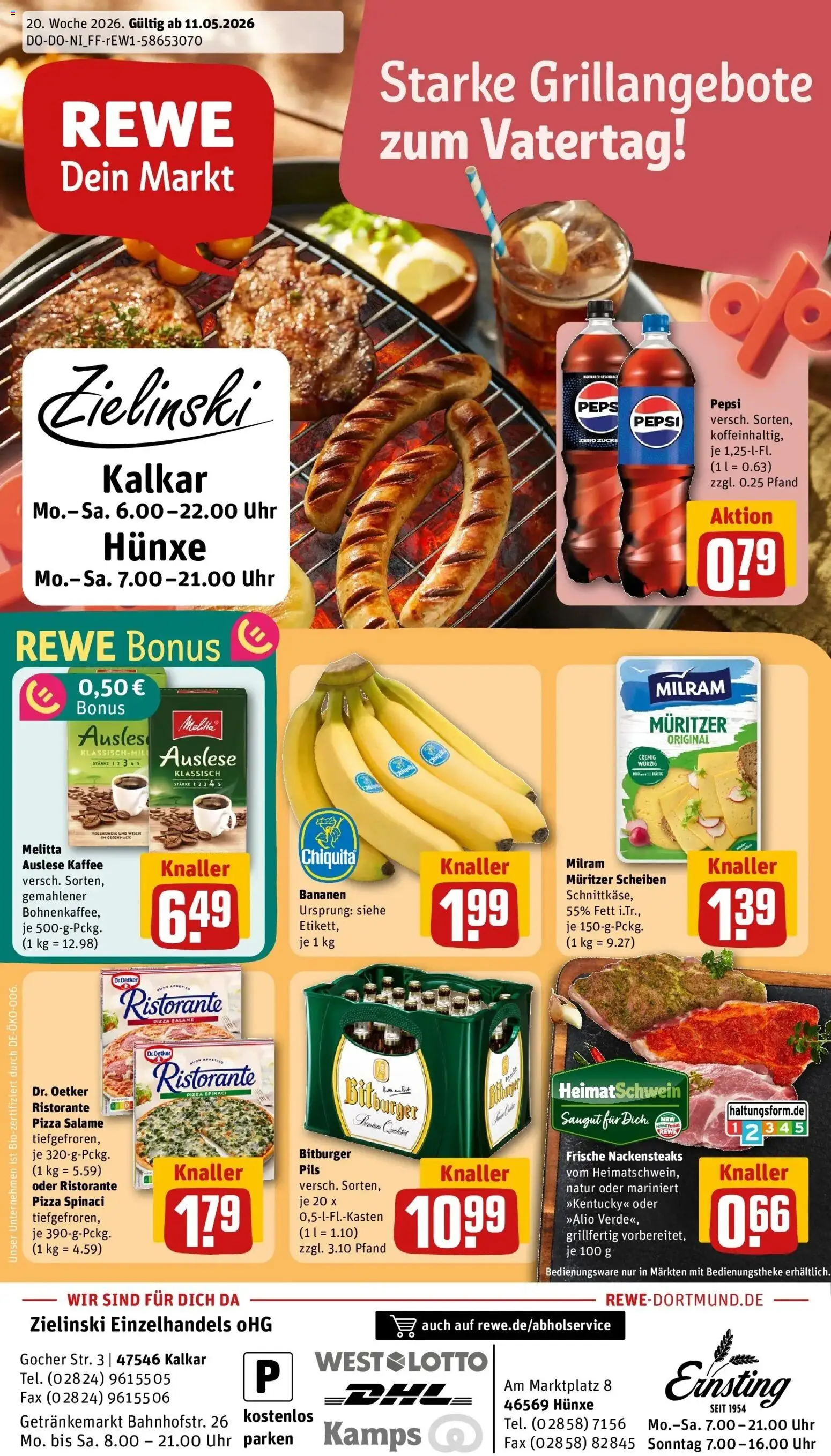 Vorschau von dem Prospekt des Geschäftes Rewe, gültig ab dem 10.05.2026