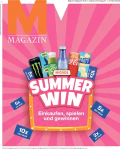 Vorschau des Merkblatts Migros aktionen Magazin vom Shop Migros gültig von 27.05.2026 bis 01.06.2026