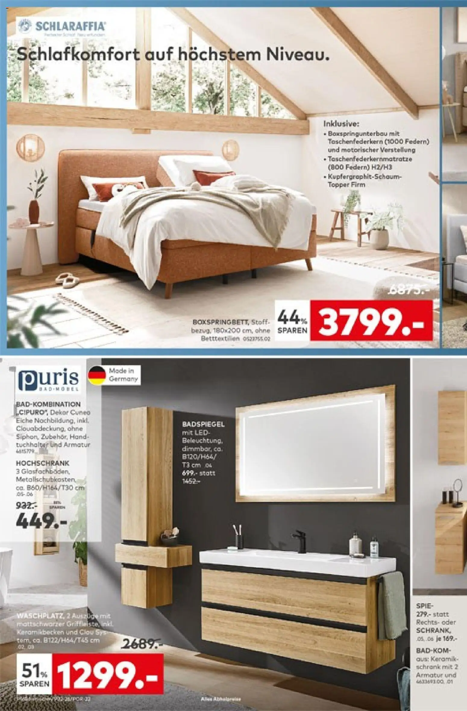 Vorschau von dem Prospekt des Geschäftes Porta!, gültig ab dem 07.09.2026 - Bad, Schrank, Topper, Armatur, Badspiegel, Hochschrank