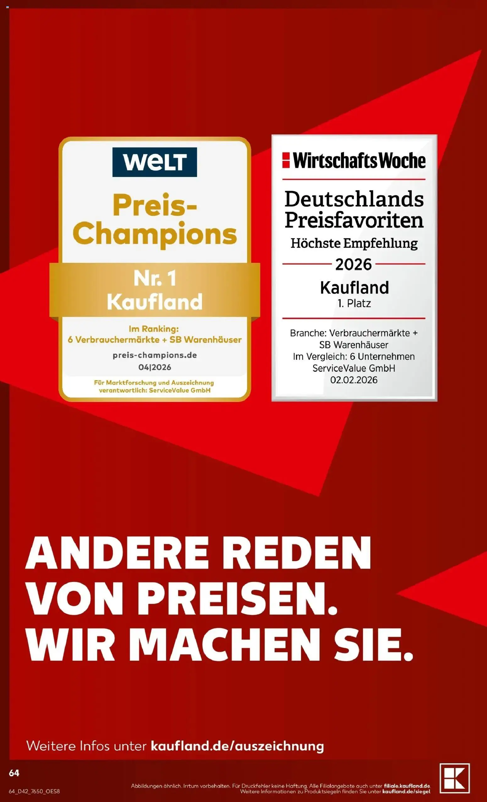 Vorschau von dem Prospekt des Geschäftes Kaufland, gültig ab dem 12.10.2026