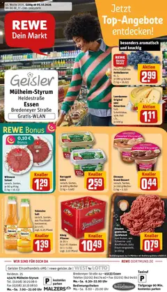 Vorschau von dem Prospekt des Geschäftes Rewe, gültig ab dem 05.10.2026