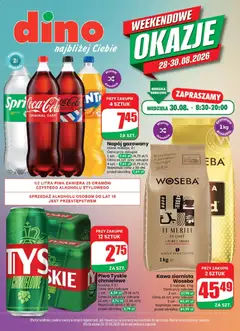 Pogląd gazetki "Dino gazetka - Weekendowe Okazje" ze sklepu Dino ważnej od 28.08.2026
