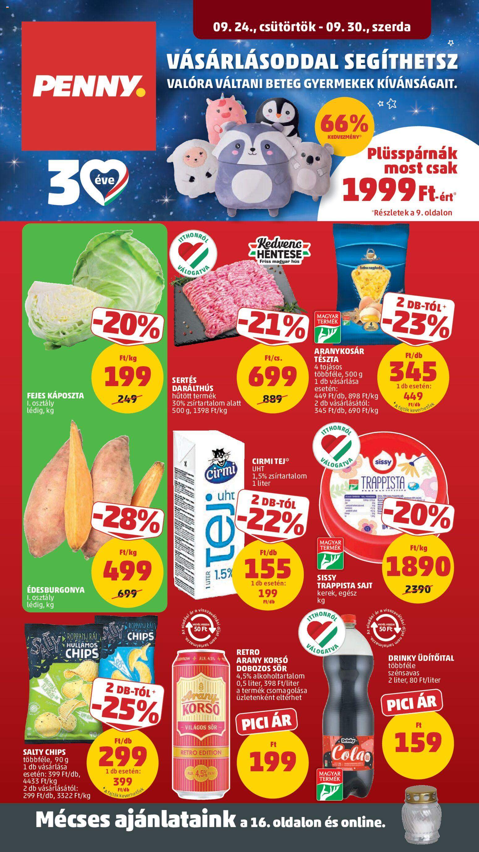 Új Penny akciós újság 09.24.