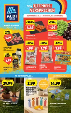 Vorschau des Merkblatts Aldi aktionen vom Shop Aldi gültig von 25.06.2026 bis 01.07.2026