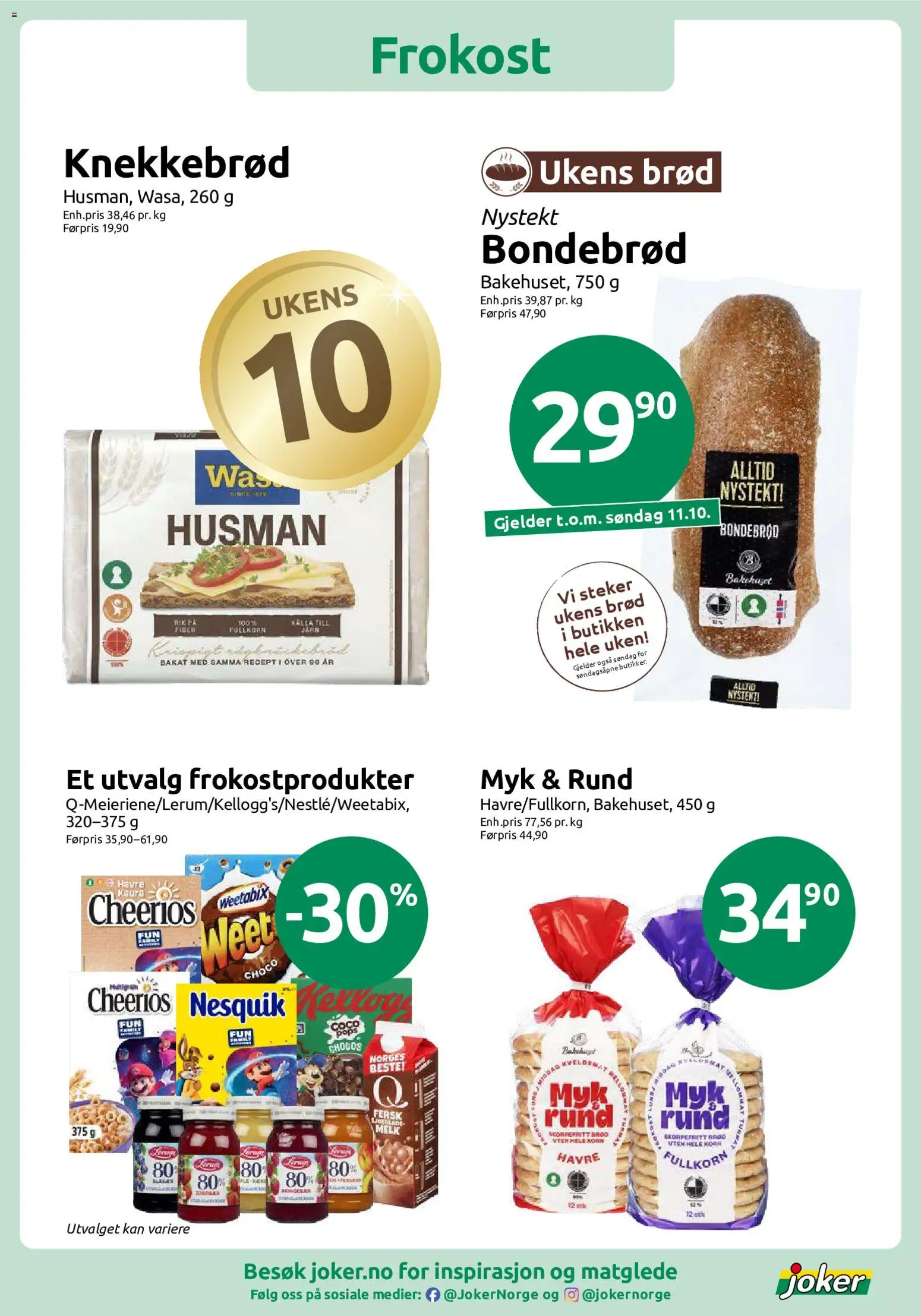 Forhåndsvis Joker kundeavis fra butikk Joker gyldig fra 05/10/2026