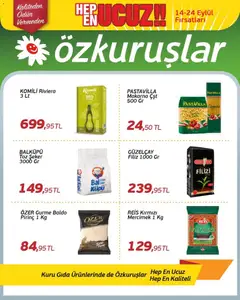 Özkuruşlar Özkuruşlar Katalog 14.09.2026 - Broşürünün önizlemesi