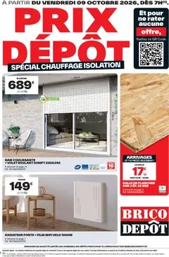 Prévisualisation de Brico Dépôt catalogue du magasin Brico Dépôt formulaire valide 09/10/2026